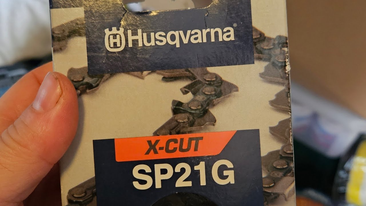 Husqvarna 435i Motorsag &ndash; Rengj&oslash;ring og sliping av kjede