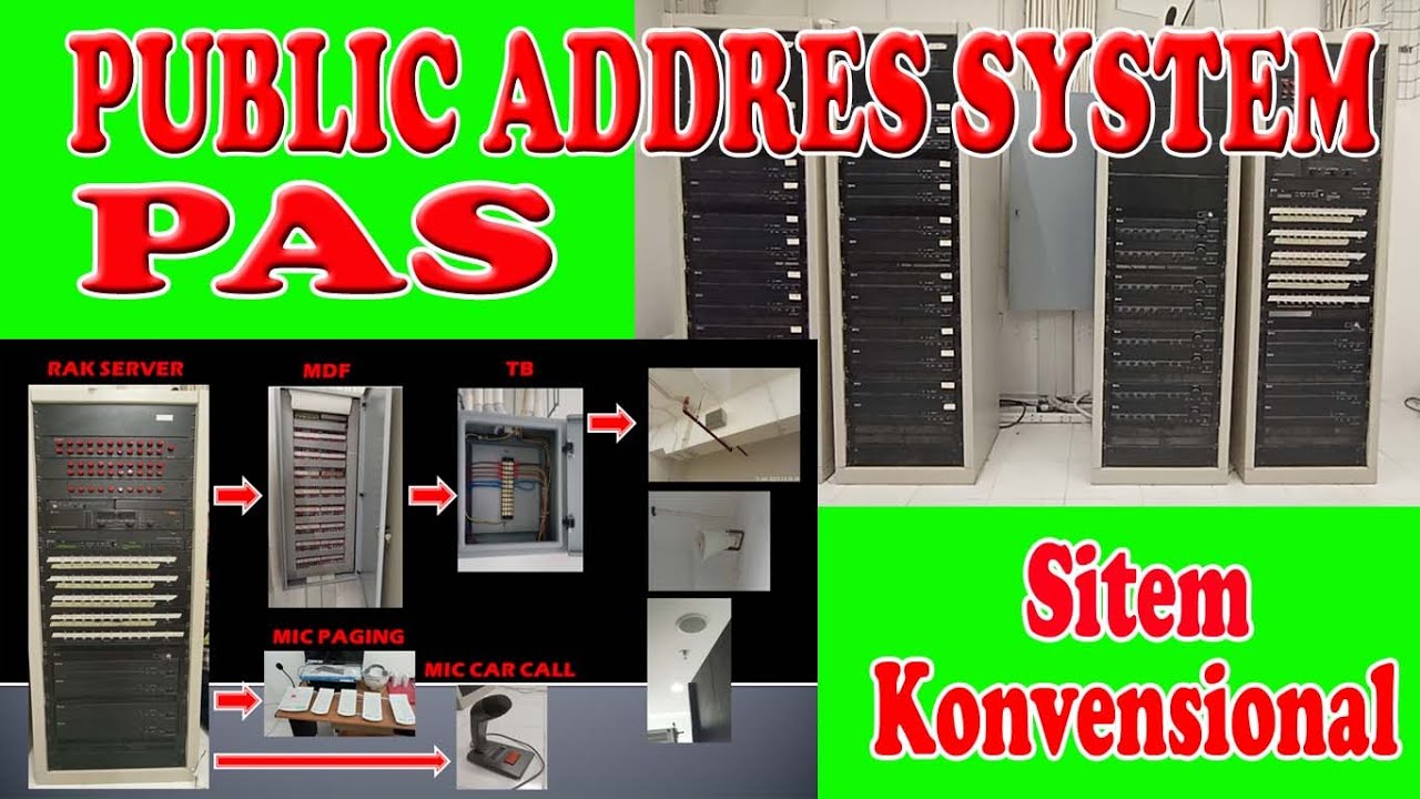 Sistem Sound System Gedung | PUBLIC ADDRESS SYSTEM (PAS) #1