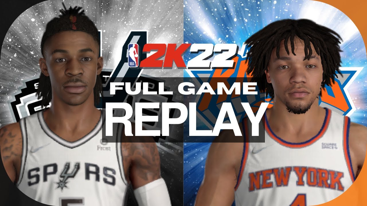 SPURS at KNICKS | FULL GAME REPLAY | January 9, 2020 [NBA 2K22]