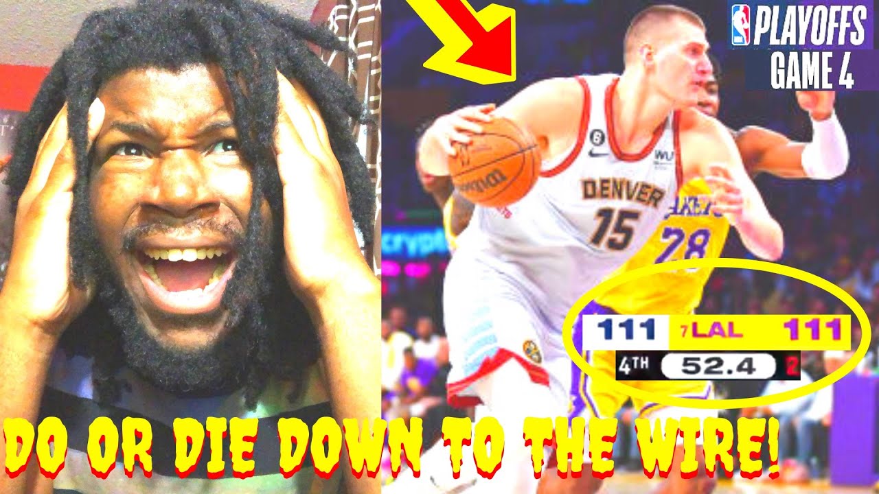 LAKERS VS NUGGETS REACTION PLAYOFFS WCF WESTERN CONFERENCE FINALS GAME 4 HIGHLIGHTS REACTION