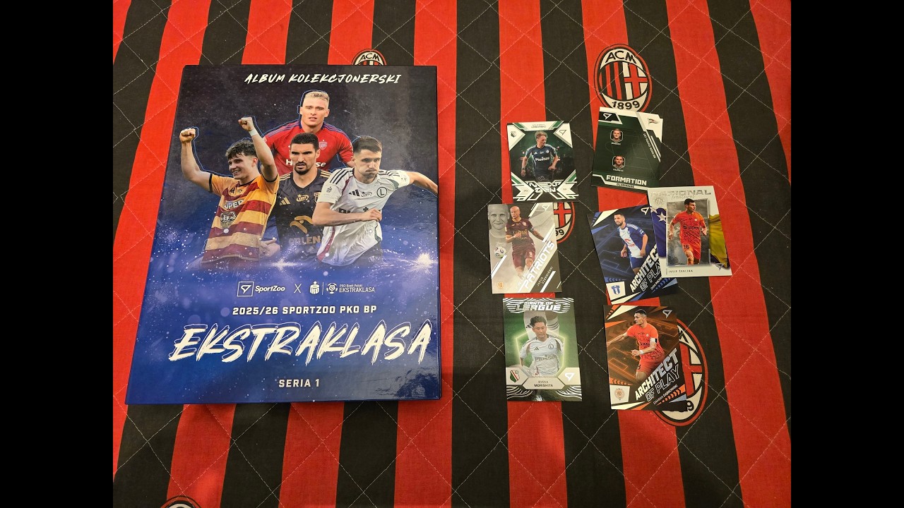 PKO BP EKSTRAKLASA 25/26 - UZUPEŁNIAM ALBUM KOLEJNYMI KARTAMI - DO KOMPLETU BRAKUJE W SUMIE 22 KART!