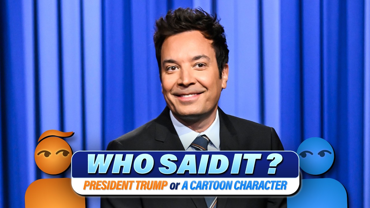 Who Said It?: Donald Trump vs. Cartoon Characters | The Tonight Show Starring Jimmy Fallon