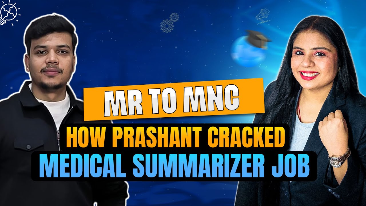 How Prashant BPharm Fresher transition from Medical Representative to Top MNC Career | MNC Training 
