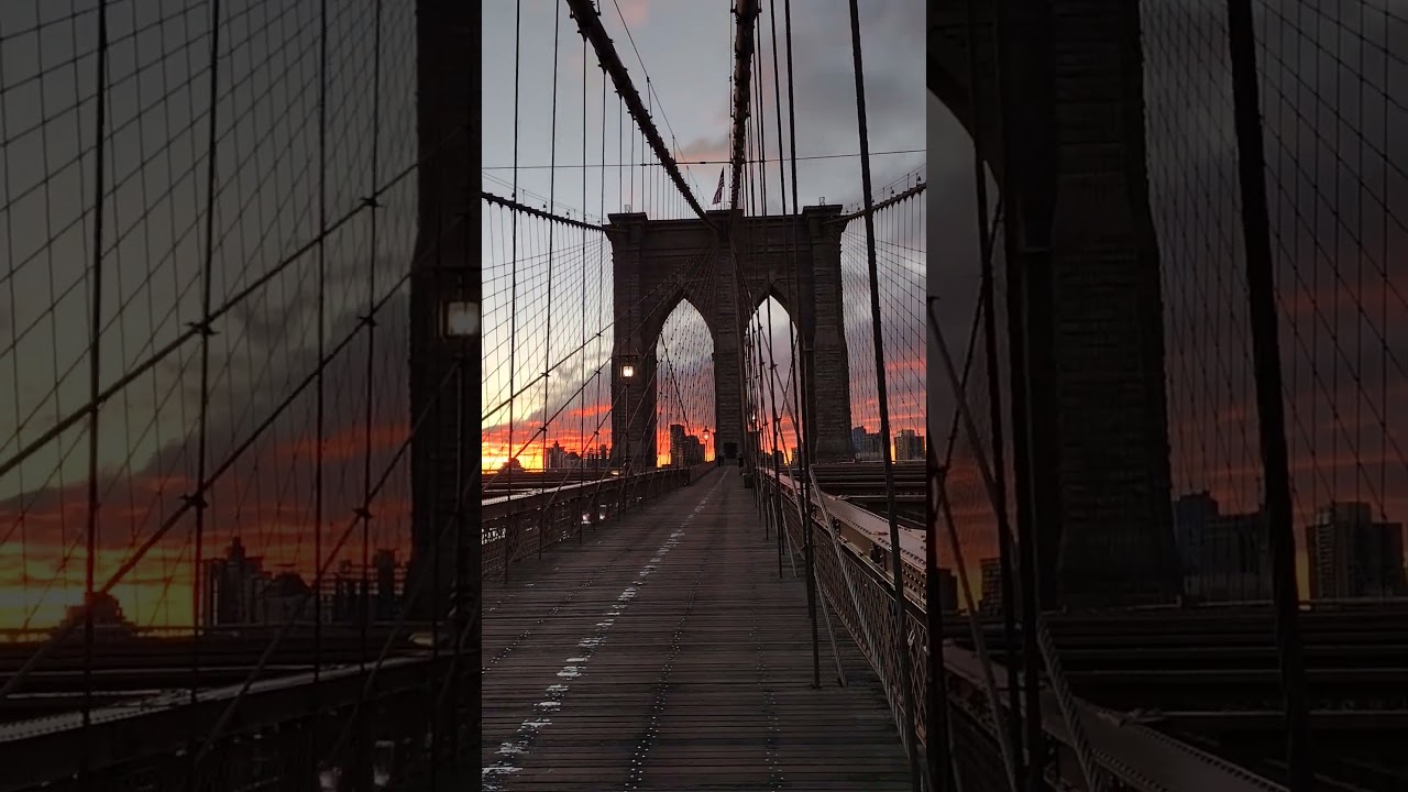 #brooklynbridge #sunrise #brooklyn #nyc #shorts