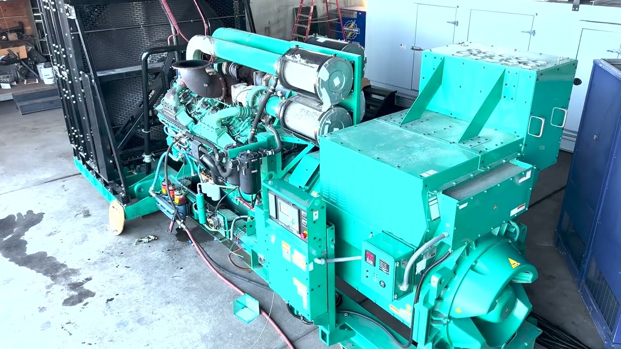 Load Test And More On 2500 kW Cummins Diesel Generator