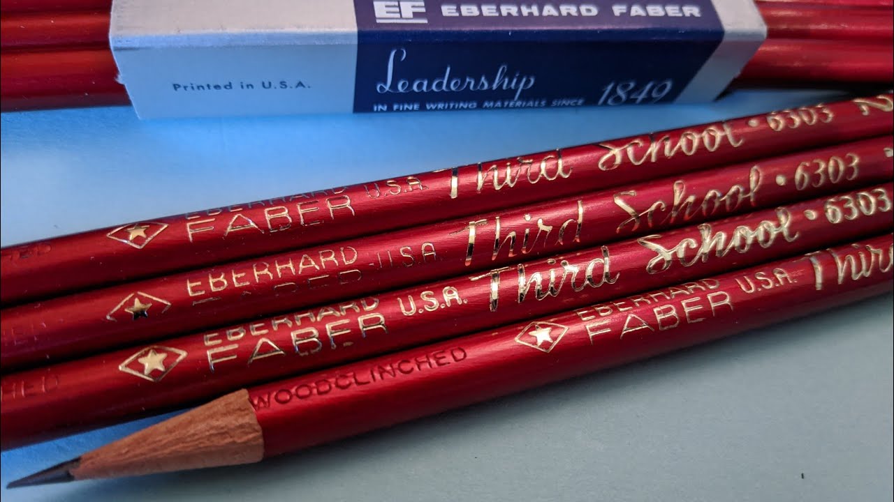 Vintage School Pencils: Eberhard Faber 