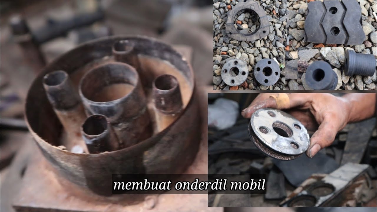 The process of making various kinds of auto parts from used tires