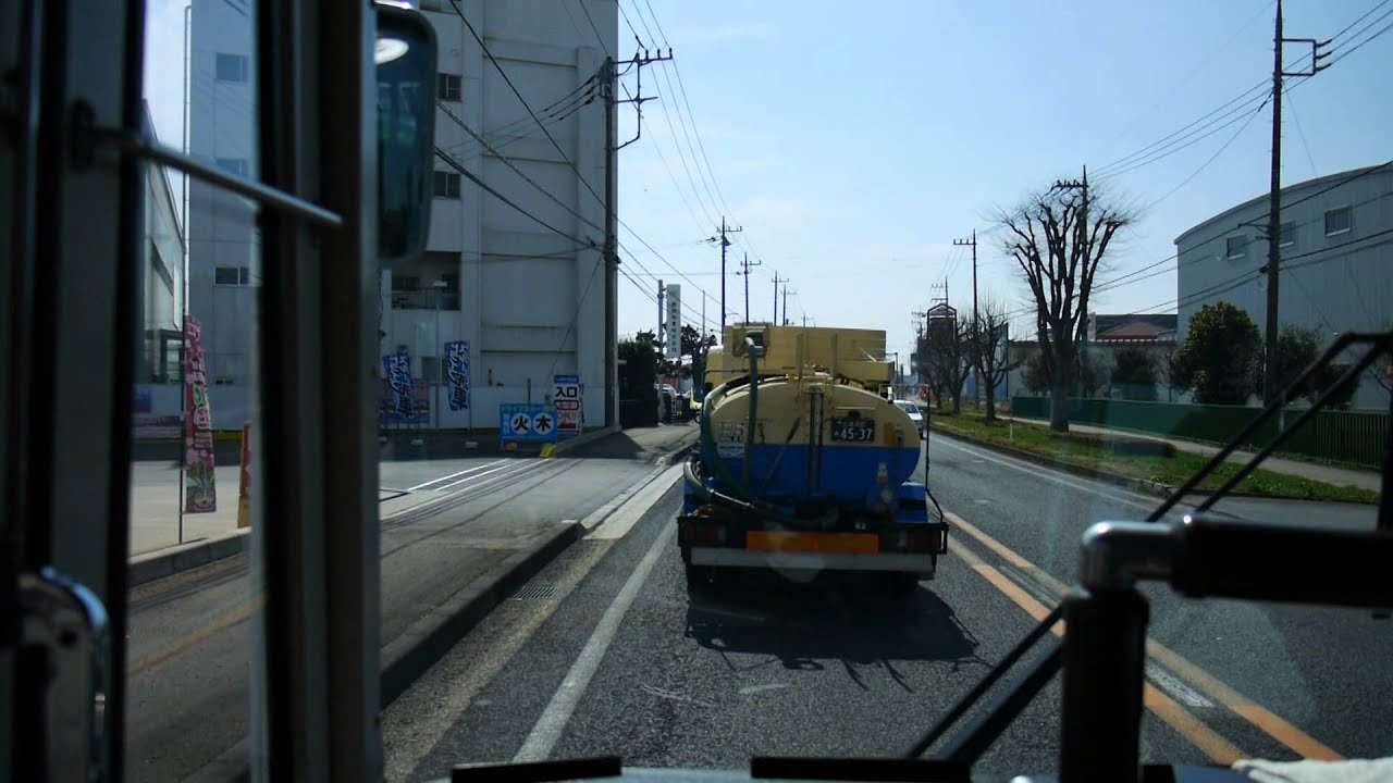 【前面展望】石岡車庫～石岡駅～土浦駅【関鉄グリーンバス_日本縦断中!】