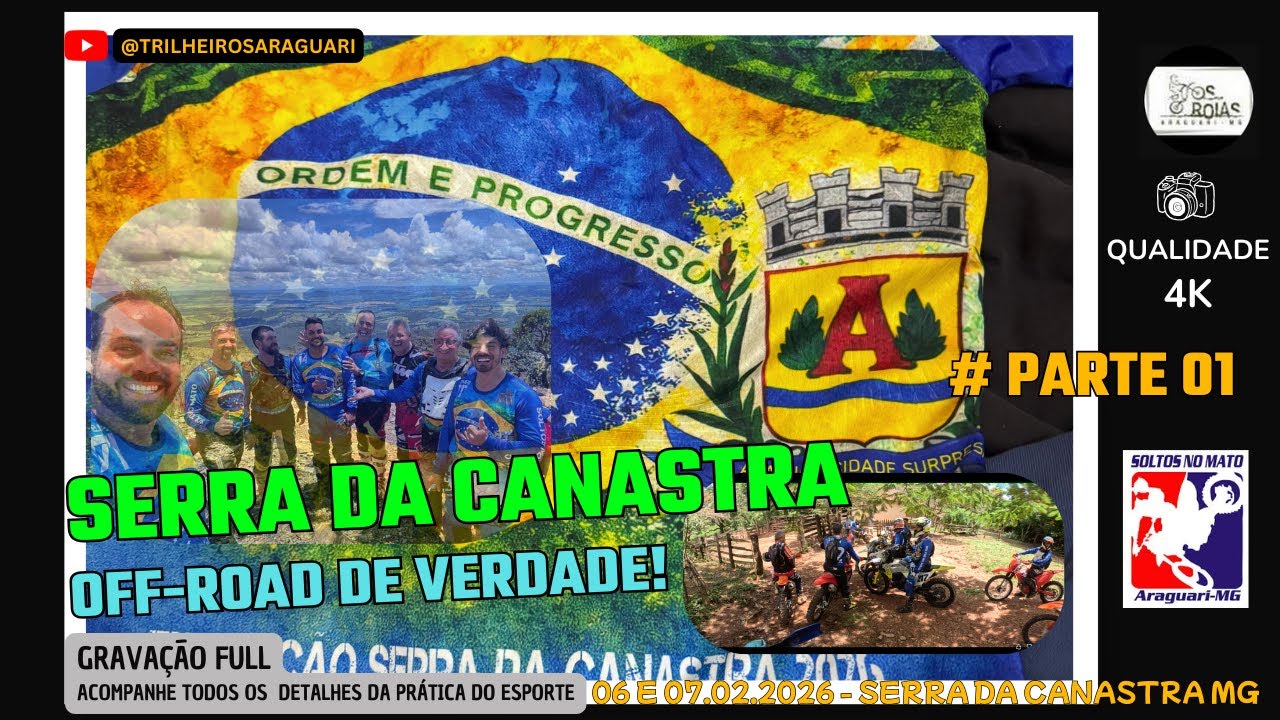 CANASTRA É PRA POUCOS 2026 | Parte 1 – Off-Road de Verdade | Soltos no Mato – Trilheiros Araguari