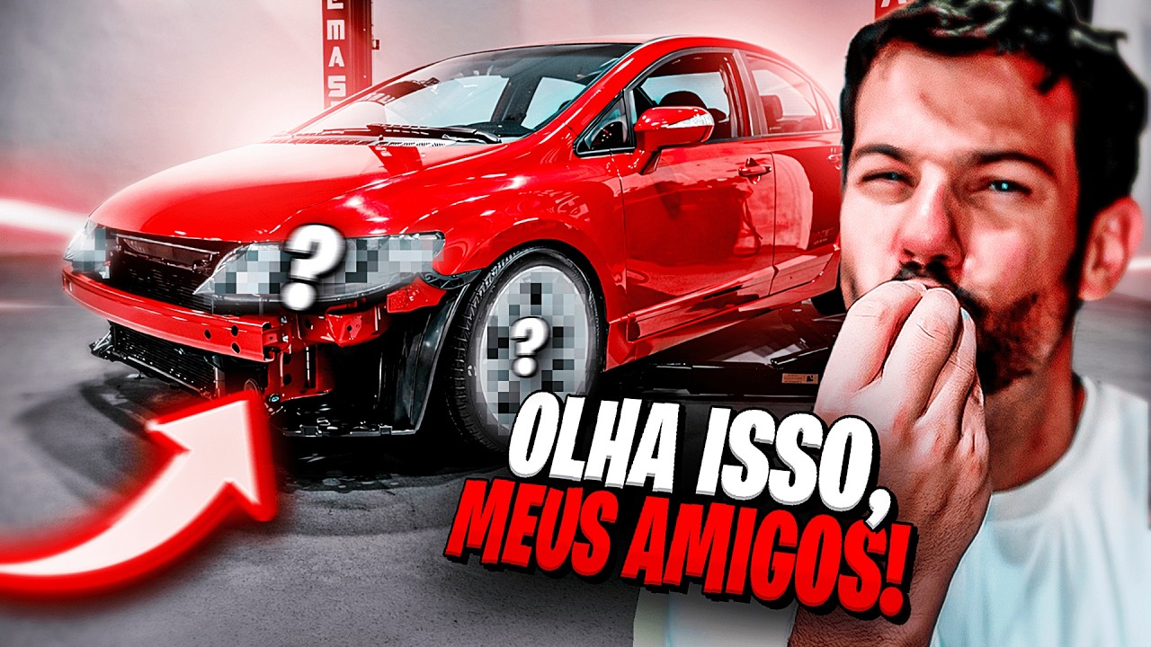 NOVAS RODAS E FARÓIS NO CIVIC SI! NÃO ESPERAVA QUE MUDARIA TANTO! 🤯
