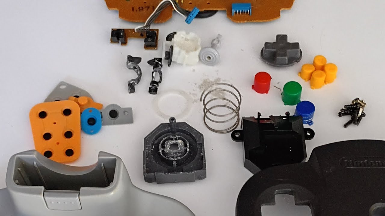 Nintendo 64 Controller Breakdown. Raw ASMR footage with Mario Kart 64 Controller 