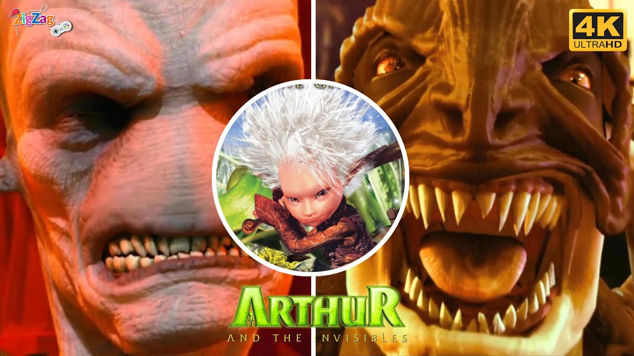 Arthur and the Invisibles | All Bosses + End Cutscenes | 4K PS2 | @ZigZagGamerPT