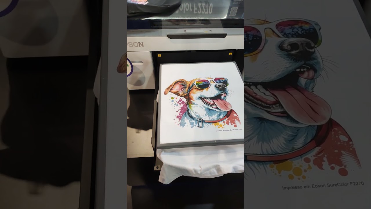 Novidades para impress&atilde;o DTF e DTG, Epson Surecolor F2270.  #impressaodigital #estampariadigital