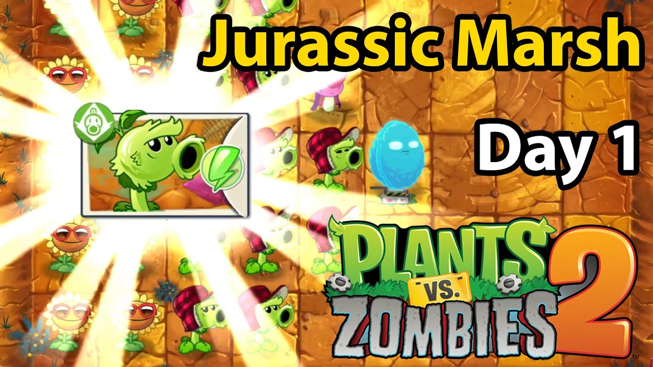 Plants vs. Zombies 2 | Jurassic Marsh Day 1