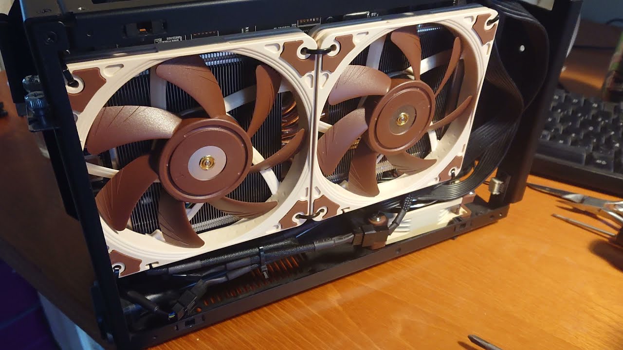 Dan A4-SFX V4.1 - 5700 XT Red Dragon x Noctua Deshroud - Clearance
