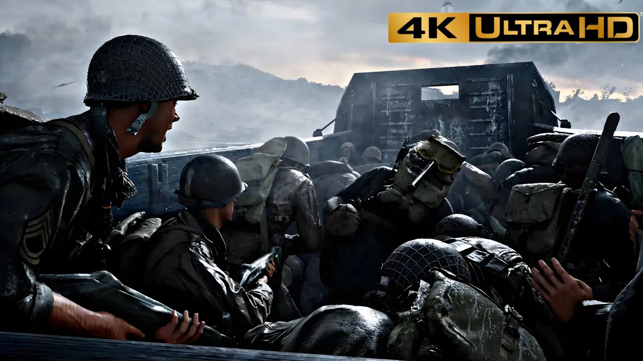 D-DAY | Omaha Beach 1944 | Realistic Immersive Gameplay [4K 60FPS] Call of Duty WWII