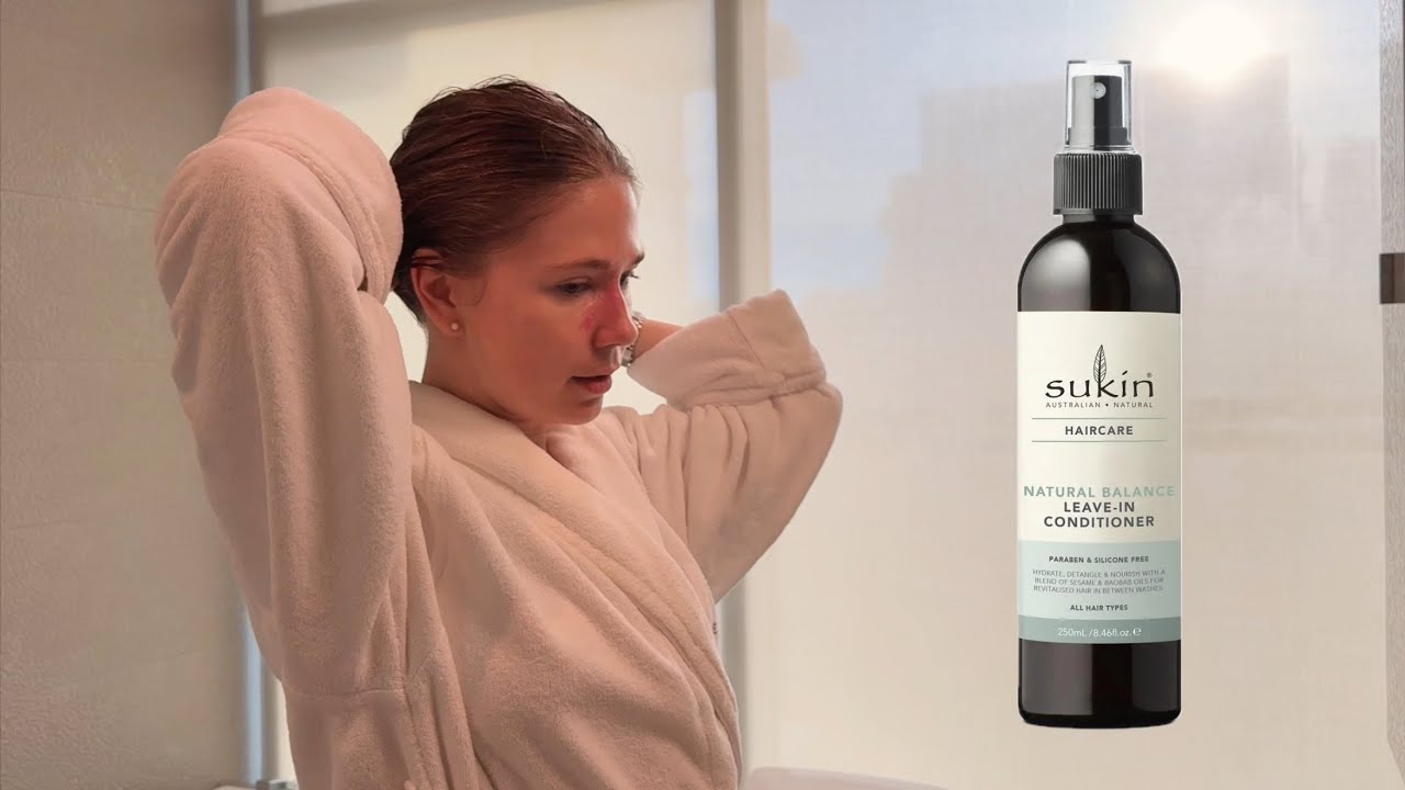 Silicone-Free Haircare: Sukin Leave-In Conditioner Review | Slow Living Daily Vlog