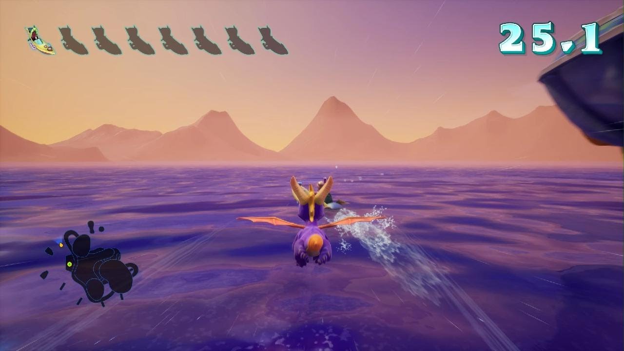 Spyro(2) Reignited Trilogy - Ocean Speedway - All in one!