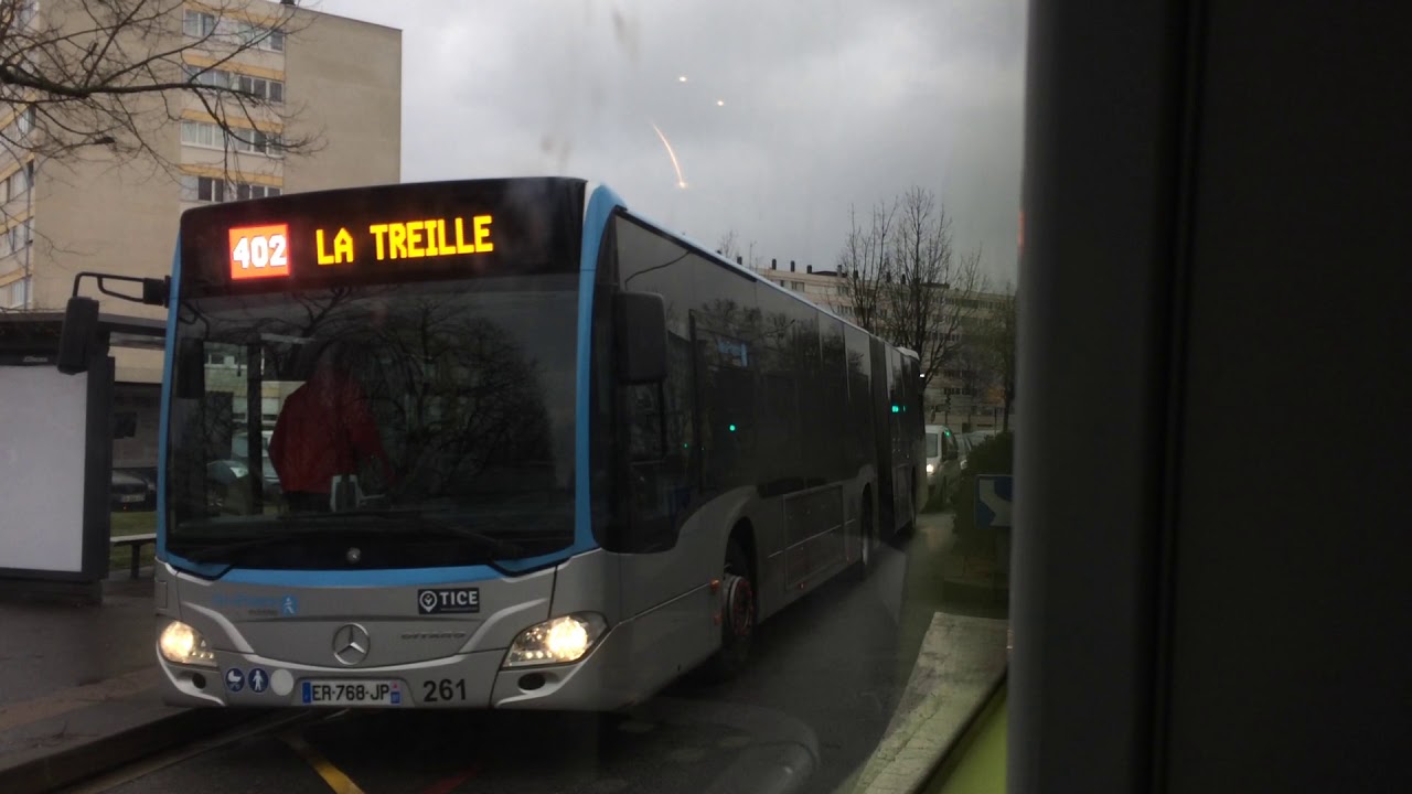 Bus TICE- Ligne 402- Grigny-Centre RER_Evry-Courcouronnes Centre - [HD]