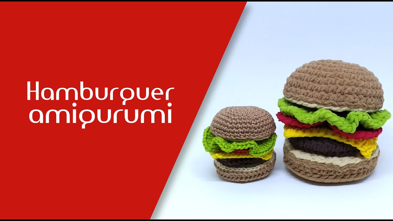 Hamburguer amigurumi
