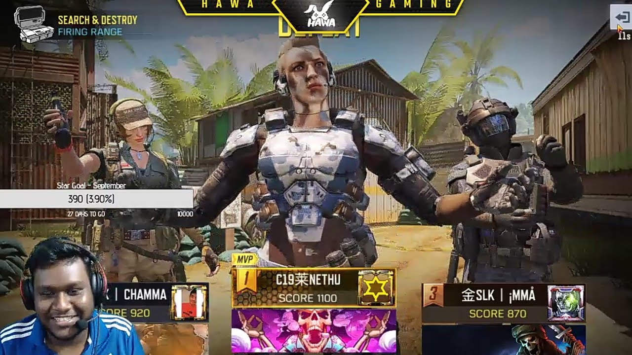 Hawa Gaming Call of Duty Mobile  C19莱NETHU Game Play Live