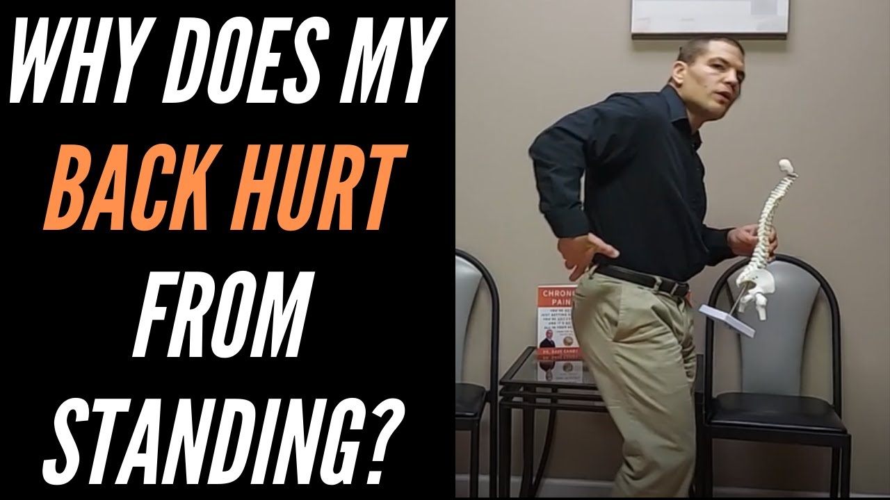 Why Does My Back Hurt From Standing?  Learn how to STOP your back from hurting while standing