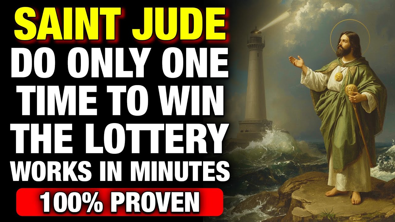SECRET INFALLIBLE PRAYER OF SAINT JUDE TO WIN IN THE LOTTERY - 100% EFFECTIVE - VERY RICH🌟💰💸