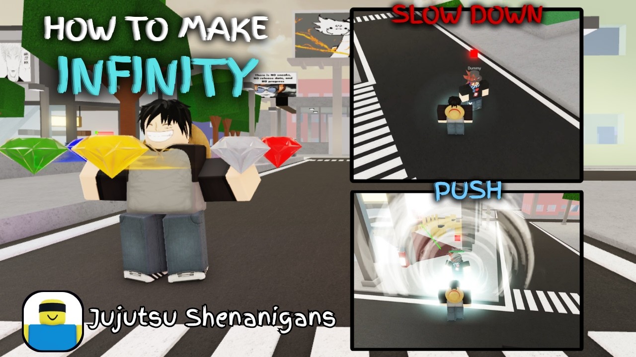 How to make GOJO'S INFINITY in JJS │JJS Skill Builder