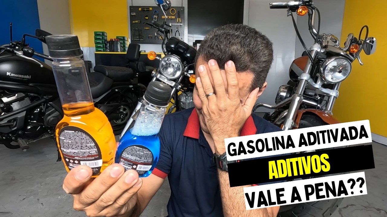GASOLINA ADITIVADA - ADITIVO DE COMBUSTIVEL E ADITIVO DE ÓLEO - EXISTEM OPÇÕES MELHOS PARA SUA MOTO
