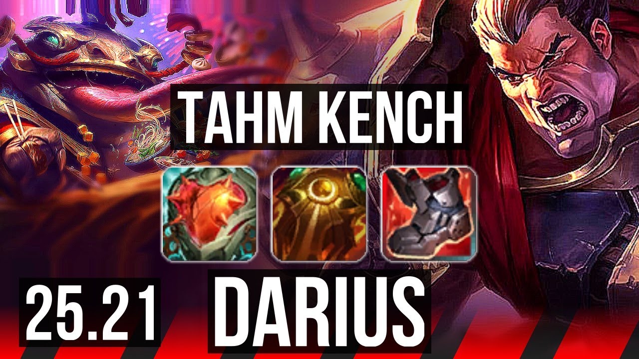 TAHM KENCH vs DARIUS (TOP) | 5/1/10, 3200+ games | KR Master | 25.21