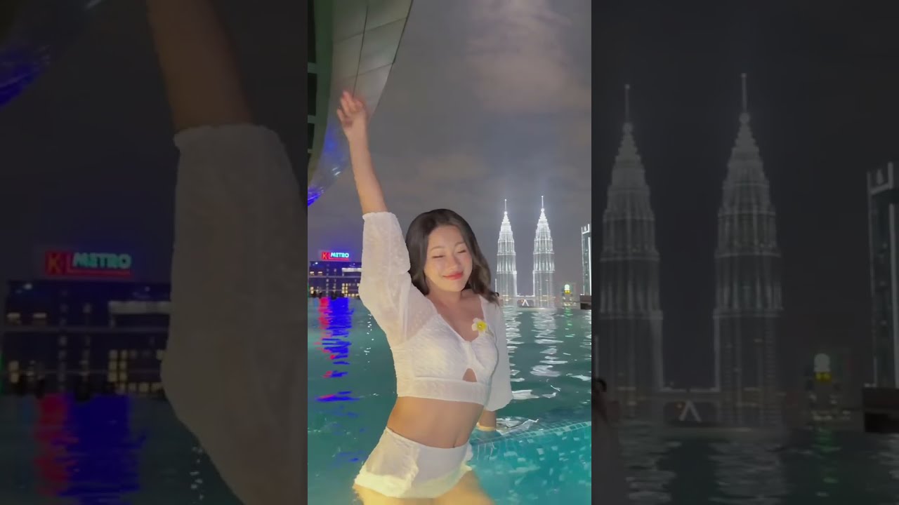 Twin towerရဲ့ညဘက်အလှ 😍(နောက်နိုင်ငံထပ်သွားမယ်)