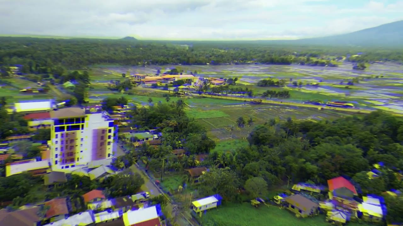 Aerial view of Clarin, Misamis Occidental