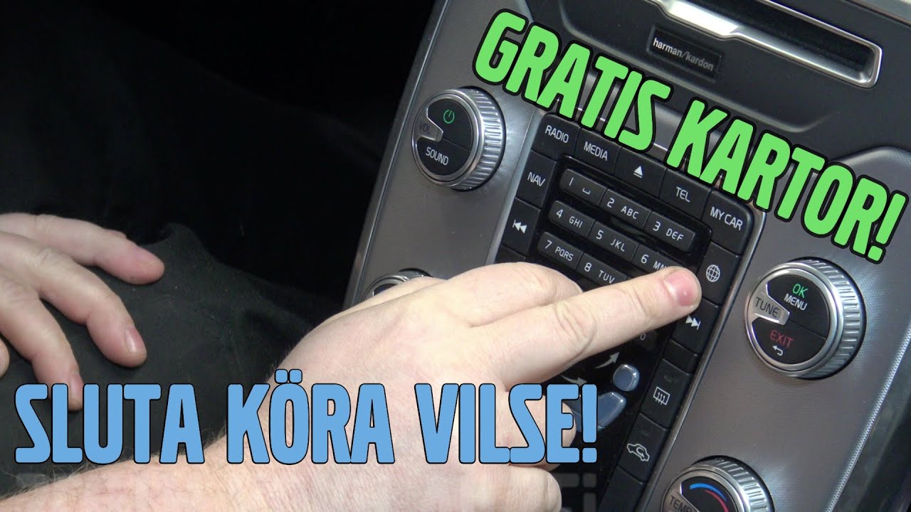 Gratis kartuppdatering ifrån Volvo till Sensus Navigation 2014. Så här gör du!