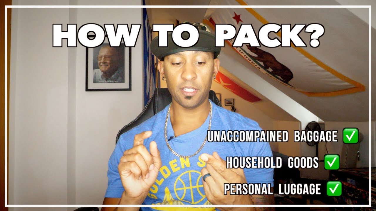 PCS to Germany: What to Bring Overseas - Unaccompanied Baggage, Household Goods, & Personal Luggage