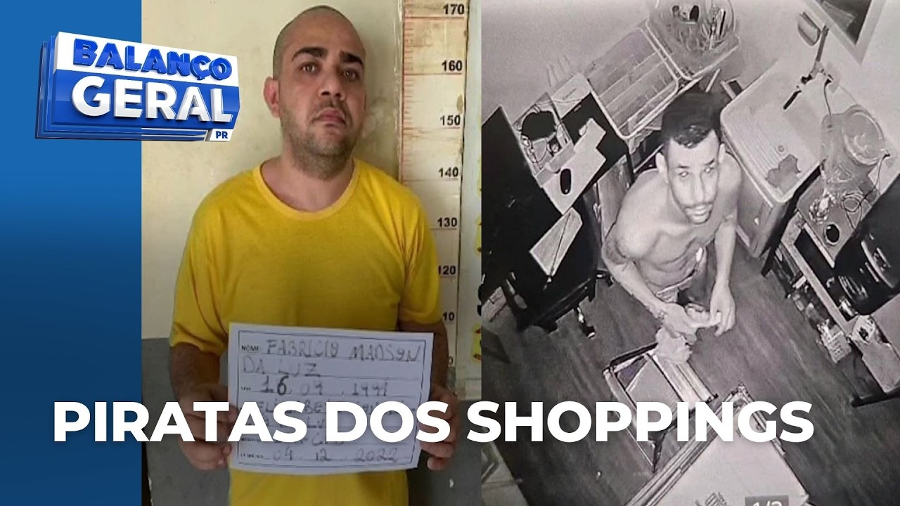 Homens que furtaram joalheria em shopping são presos; quadrilha tocava o terror em todo o país