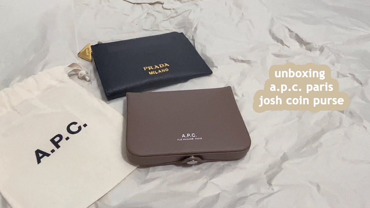 A.P.C. Paris Josh Coin Purse Unboxing  | A.P.C. Paris Josh コインパース開封!