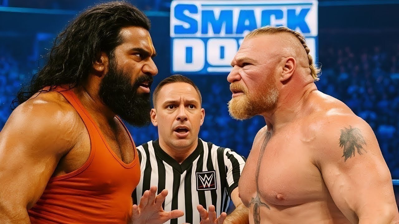 WWE 2k26 Полный матч - Вир Махаан против Брока Леснара: SmackDown Live Полный матч