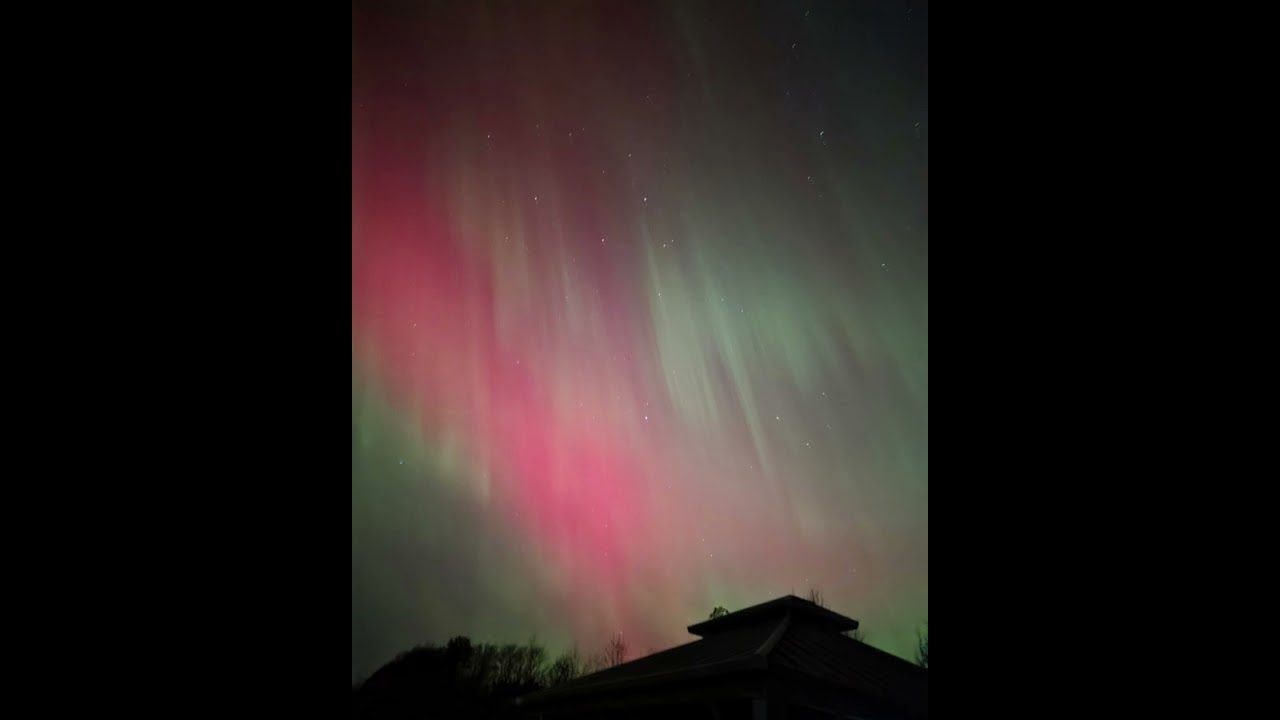 Northen Lights above house