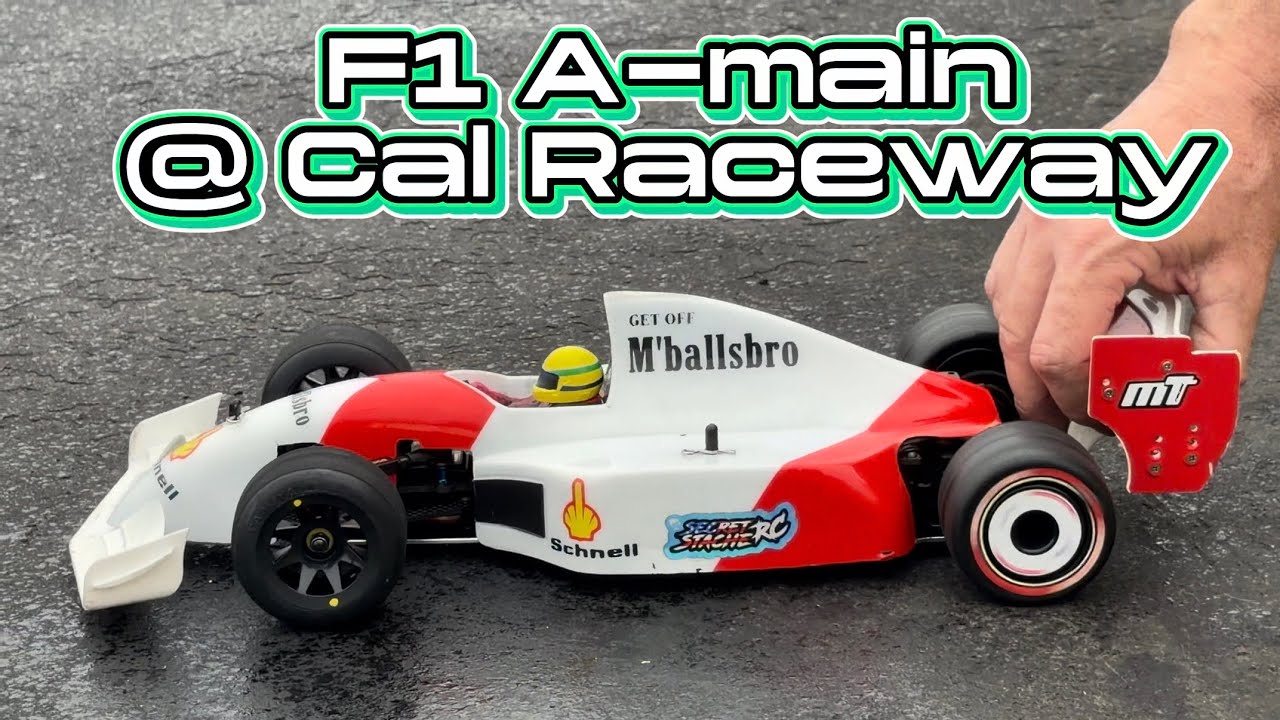 Formula 1 (F1) A-main race @ Cal Raceway in Orange, California. RC car racing held February 15, 2026