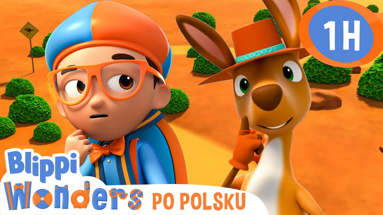 Kangury i Skoki BLIPPI WONDERS🔸Edukacyjne animowane bajki dla dzieci