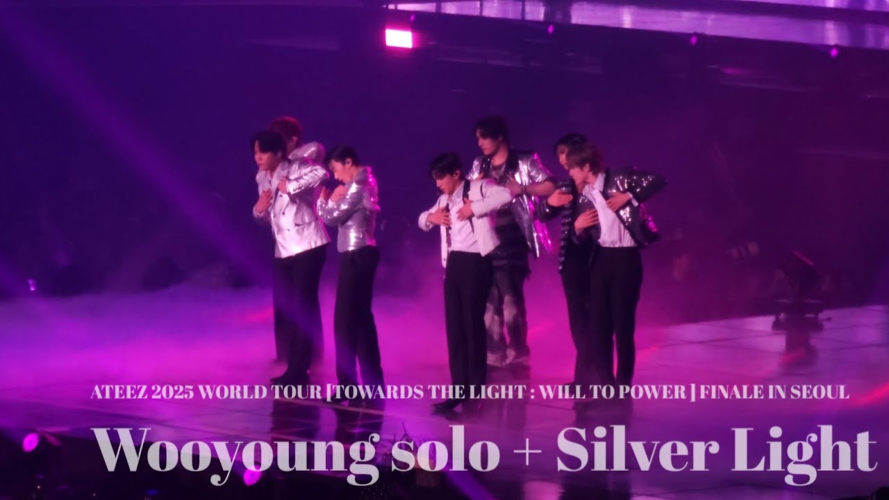 250322 Wooyoung solo +『Silver Light』ATEEZ 2025  [TOWARDS THE LIGHT : WILL TO POWER ] FINALE IN SEOUL