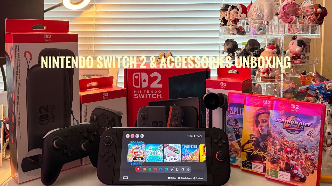 Nintendo Switch 2 & Accessories Unboxing 🎮