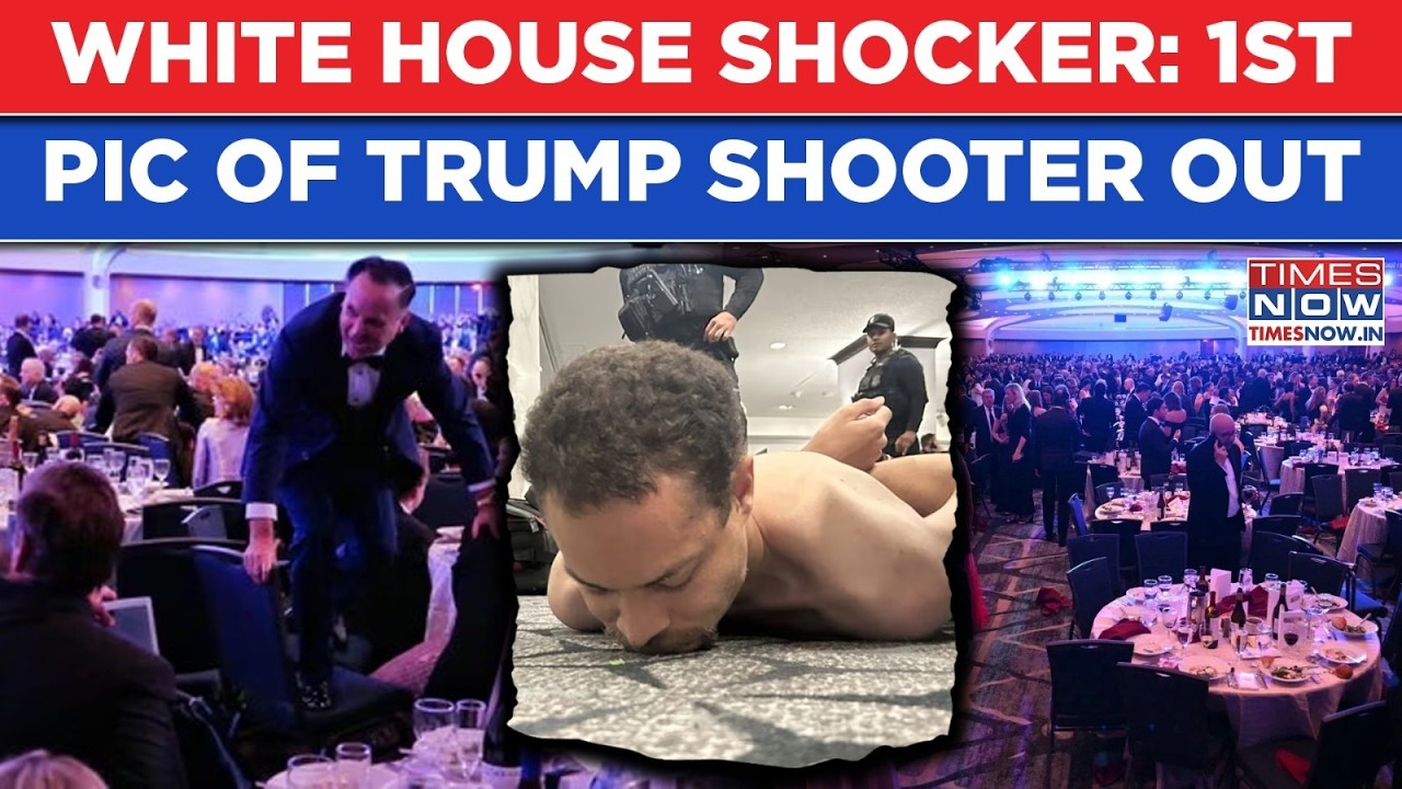 Trump Attacked- 1st Picture Of Gunman Who Opened Fire During White House Dinner Event Out, Watch