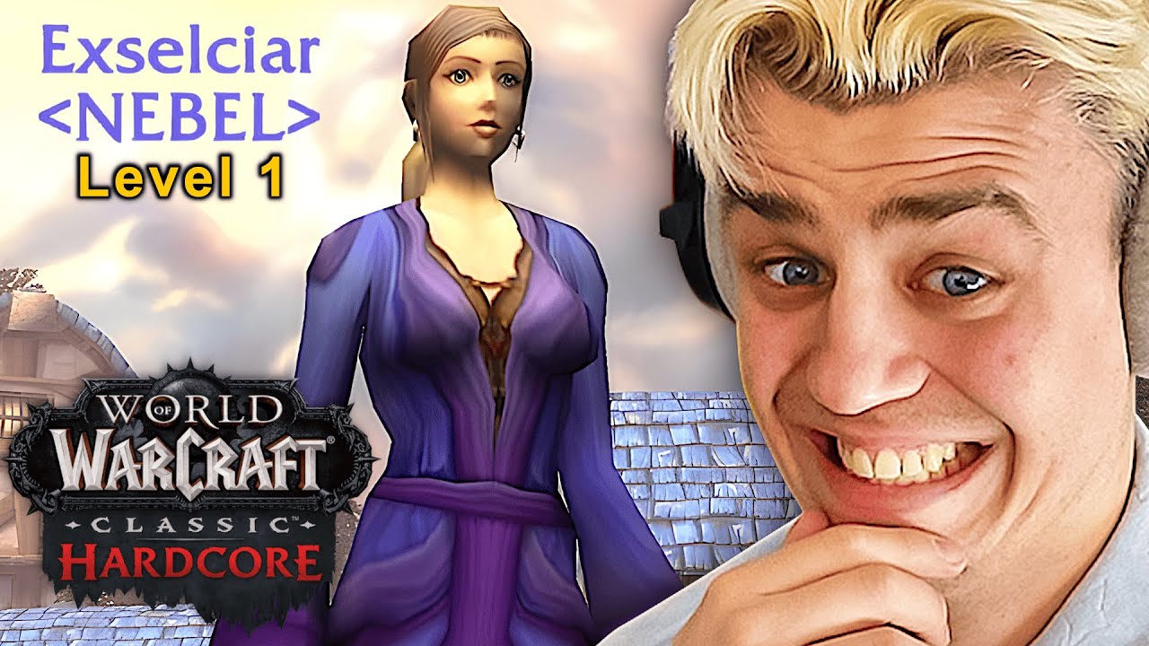 Papaplatte erstellt einen neuen Charakter und erkl&auml;rt WoW Classic Hardcore
