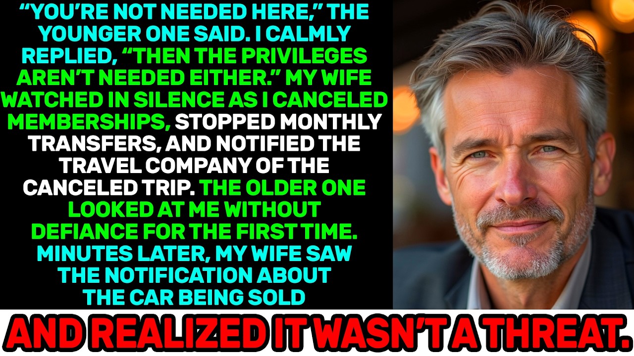 “You’re Not Needed Here,” They Said — I Sold the Car and Canceled the Trip