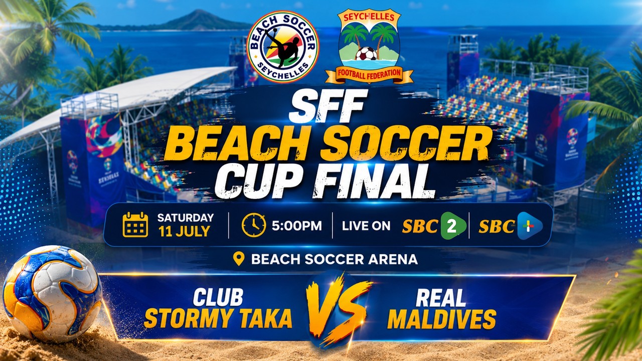 SBC LIVE | SFF BEACH SOCCER CUP FINAL 2025/26 | CLUB STORMY TAKA VS REAL MALDIVES-11.07.2026