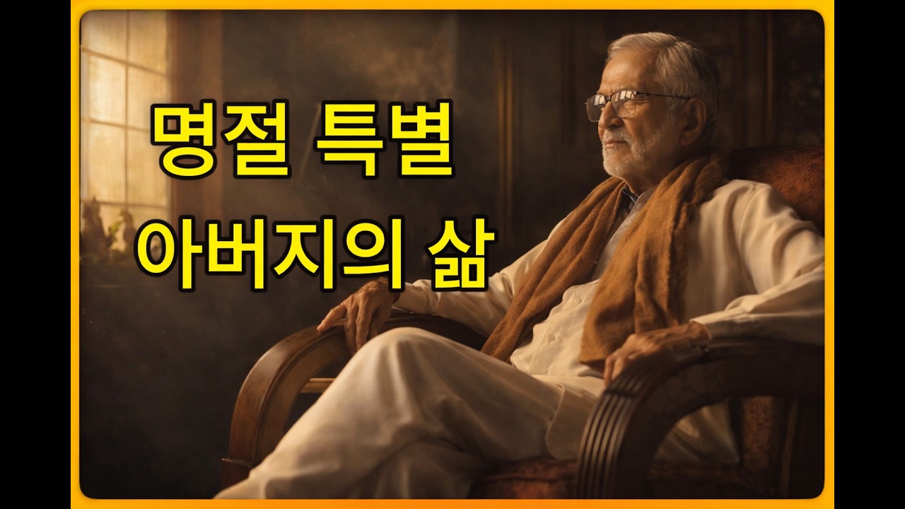 아버지의 삶｜명절 특별 헌정곡