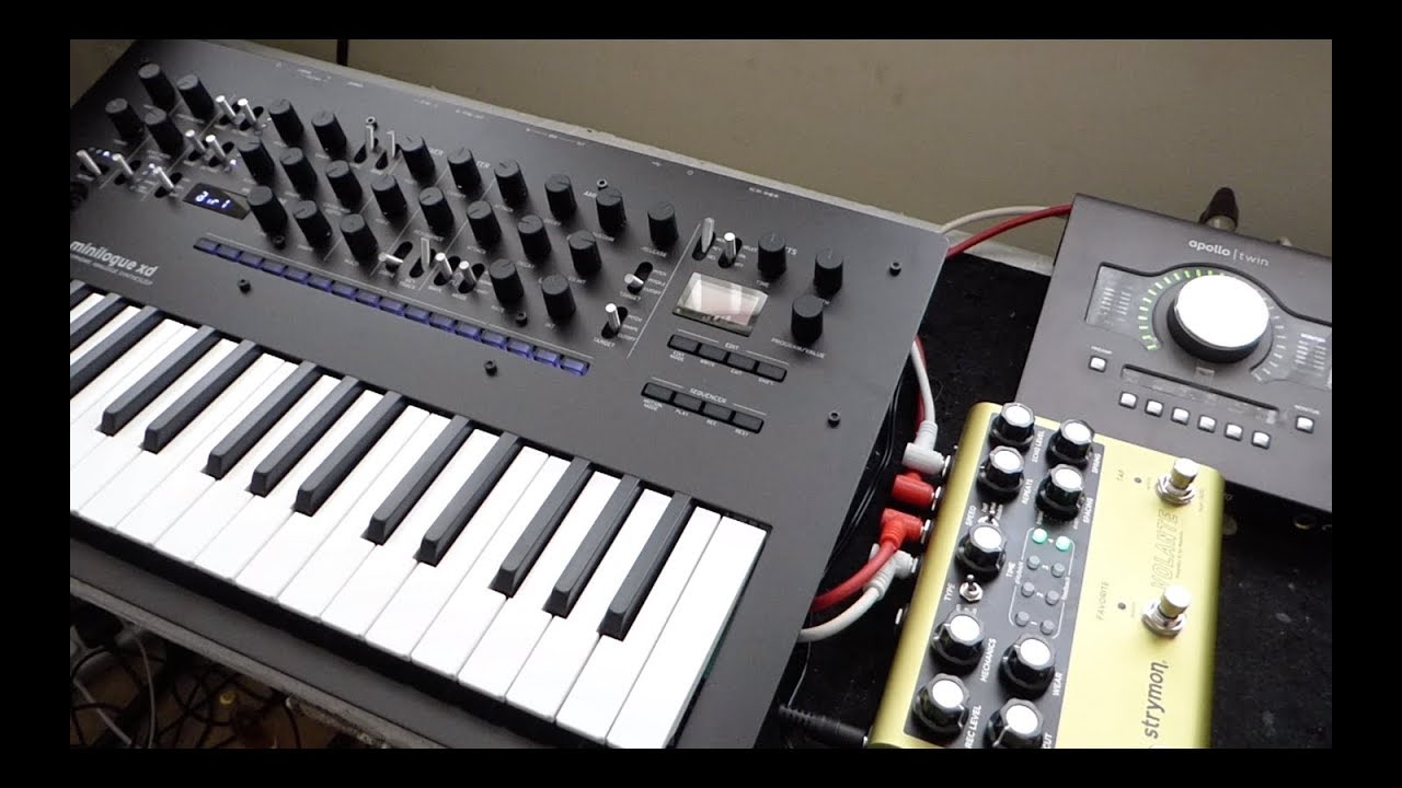 Korg Minilogue XD & Strymon Volante