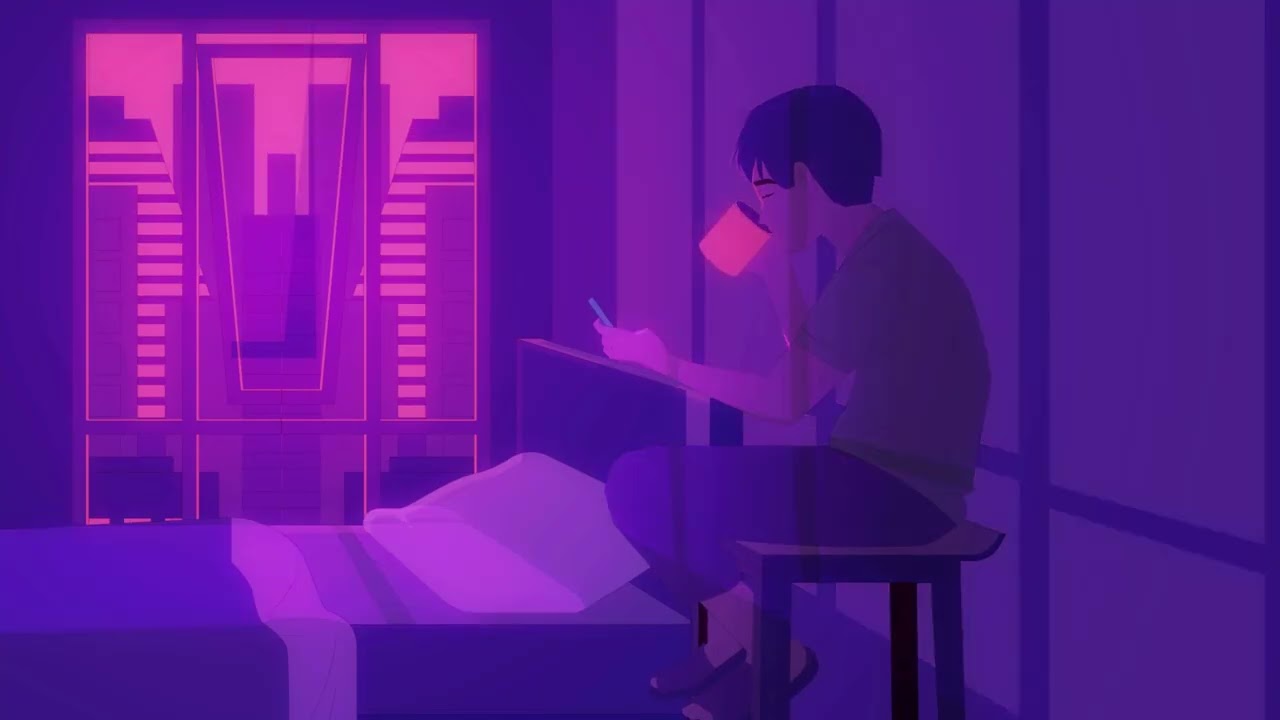Faded Corners: Lofi hip hop instrumental, mellow Rhodes piano, soft jazz guitar,