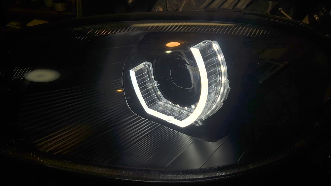 Mazda MX5 NB1 Conversion ND3 type lamp & Hexagon Corona Ring Installe